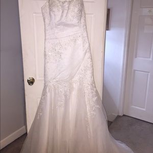 💍💕👰🏼Mermaid style, lace wedding dress!