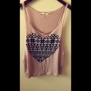 tribal heart muscle tee/ tank top.