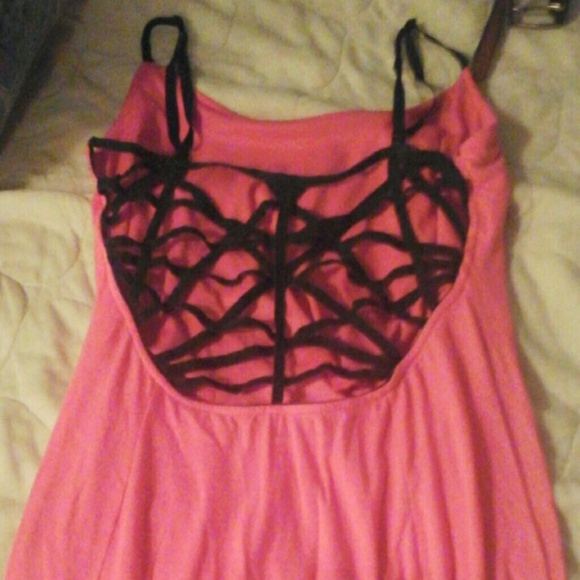 HOT PINK DRESS BY LIPSTICK - Picture 1 of 2