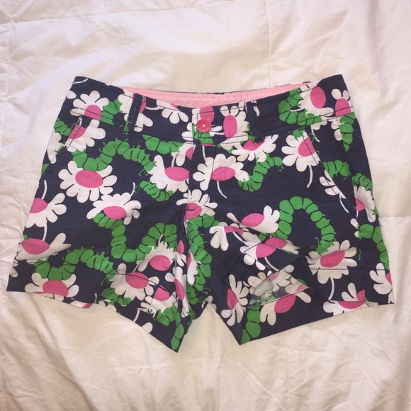 Lilly Pulitzer caterpillar shorts
