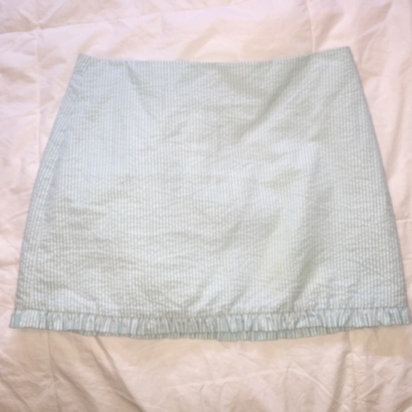 Lilly Pulitzer seersucker skirt