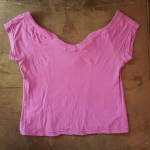 Free people purple crop