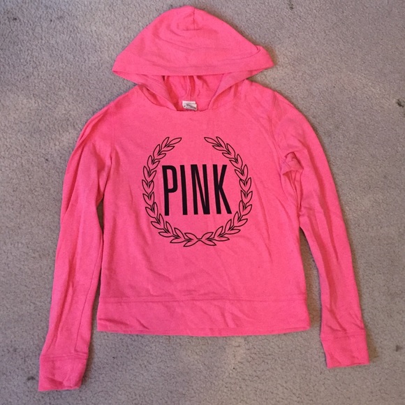 Neon Pink Victoria's Secret Hoodie