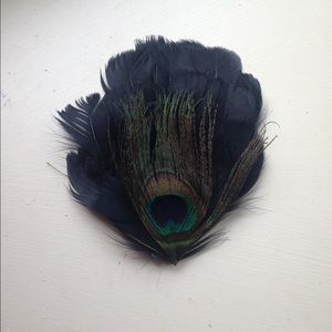 Peacock fascinator