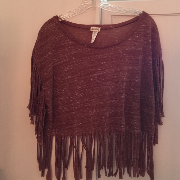Short sleeve fringed shirt - Picture 1 of 1