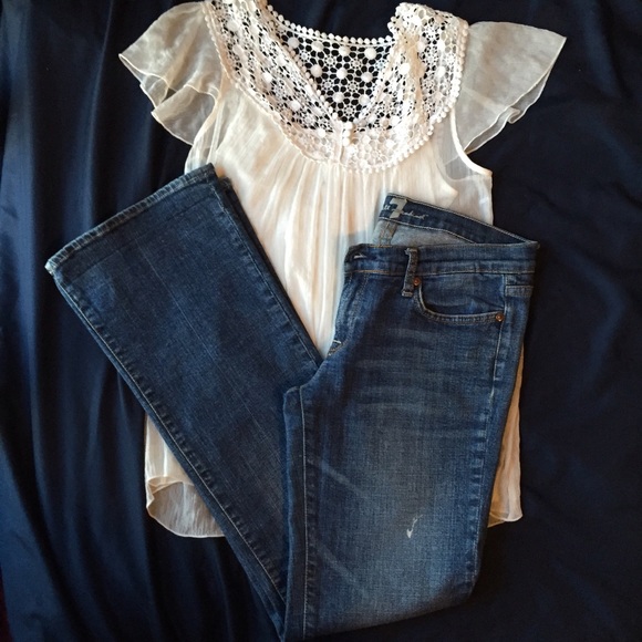 🚫SOLD IN BUNDLE🚫 7 for all mankind bootcut jeans - Picture 2 of 3