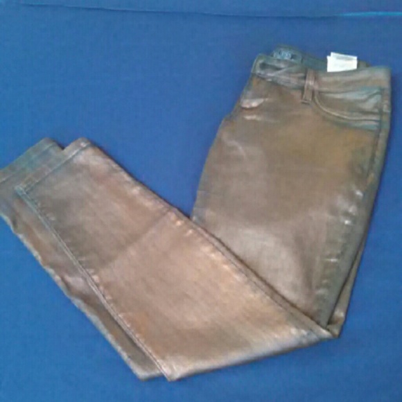 Copper skinny jeans from Guess 1981 collection