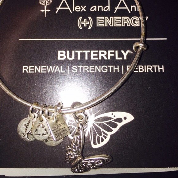 Alex & Ani Butterfly bracelet