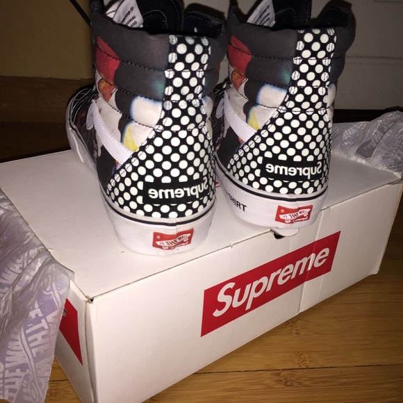 Solddddddd Supreme x CDG Vans Sk8 Hi - Picture 3 of 4