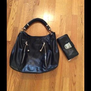 MK Soft Leather Hobo Purse