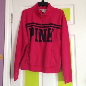 Vs PINK 3/4 zip up sweater