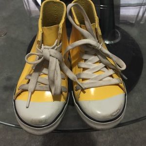 Ralph Lauren yellow rain shoes