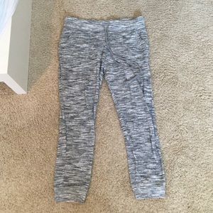 Cropped grey joggers
