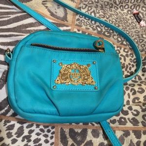Juicy couture turquoise cross body
