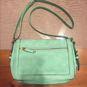 Mint colored purse