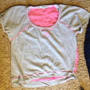 Grey and pink Maurices shirt