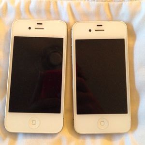 2 iPhone 4's GREAT condition !