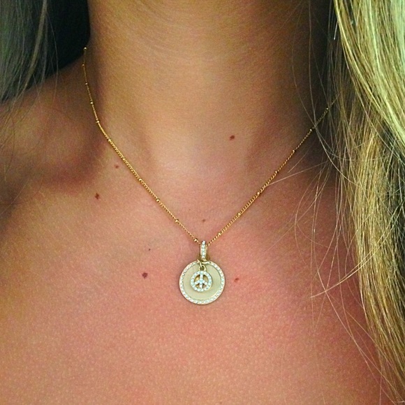 Peace Symbol necklace