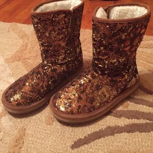 Sparkly Leopard Boots