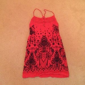Peach Free People dress
