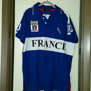France EGA shirt Moda Italy 100% cotton size XL