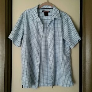 Tony Hawk boys plaid button up shirt size XL 18-20