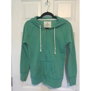 Teal Aerie zip up
