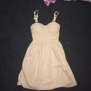 A nude Tobi dress