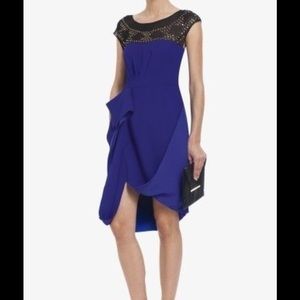 Blue draped BCBG dress, size 6