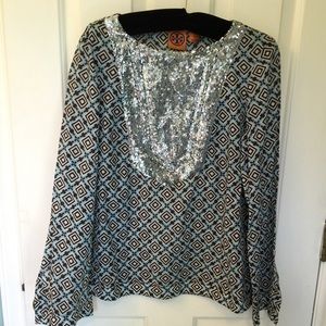 Tory burch tunic, size 6