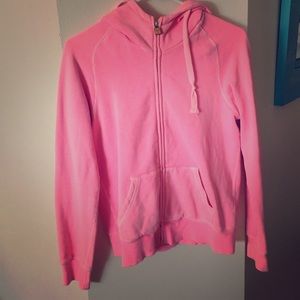 Aritzia TNA Pink hoodie zip up