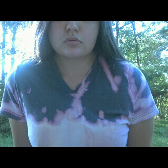 !CUSTOMIZED! Dip Acid-Washed T-shirt! - Picture 3 of 3