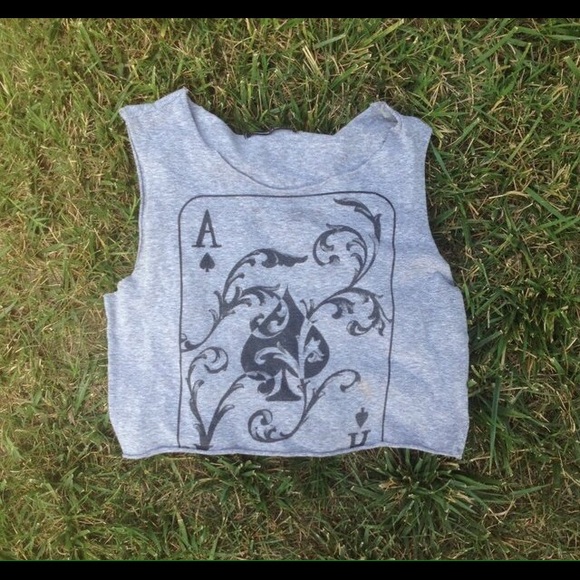 Ace of Spades Crop Top