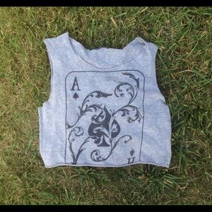 Ace of Spades Crop Top