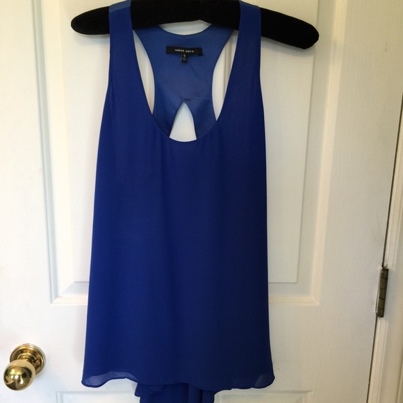 Blue top, size s, never worn