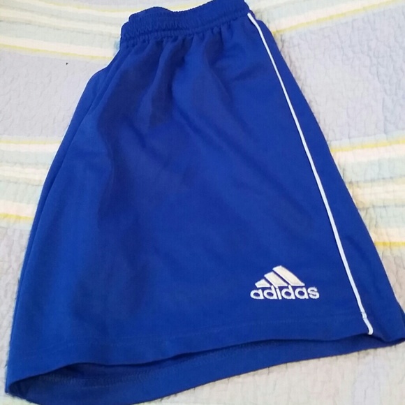 Great Youth blue Adidas shorts.