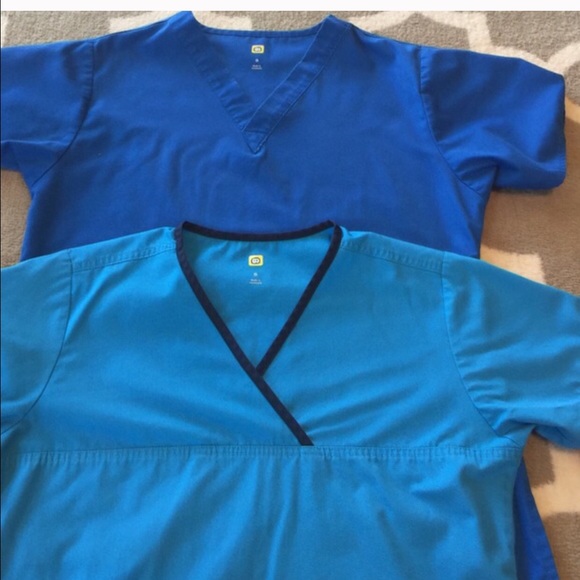 Wink brand teal scrubs