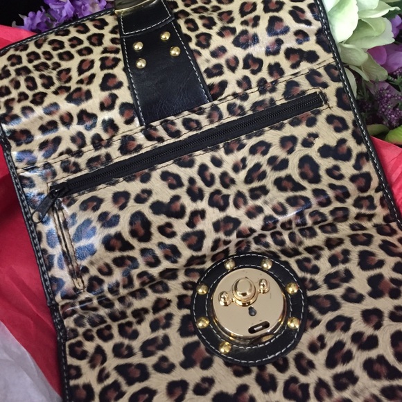 Brown print wallet - Picture 3 of 3