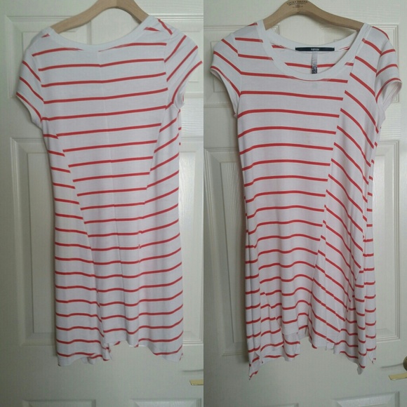 Handkerchief hem tshirt dress