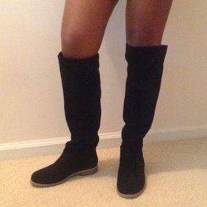 Michael Kors Black Suede Boots