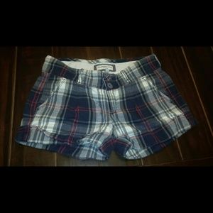 Abercrombie plaid shorts