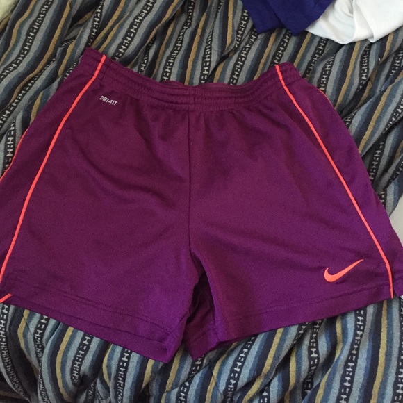 Purple Nike Workout Shorts
