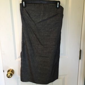 Theory strapless dress, size 4