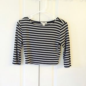 Striped Crop Top