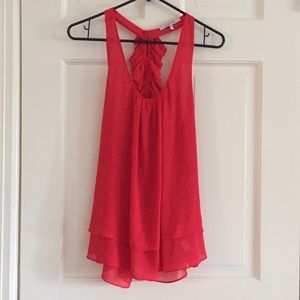 Red Naked Zebra Tank Top - Size Medium