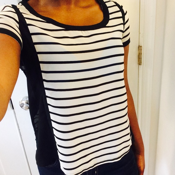 Striped Boxy Top - Picture 2 of 3