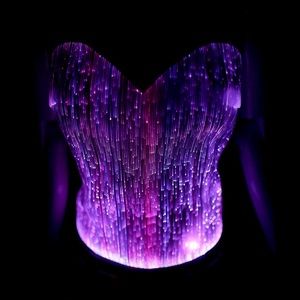 Light up sexy party corset top for women