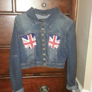british flag jeans jacket