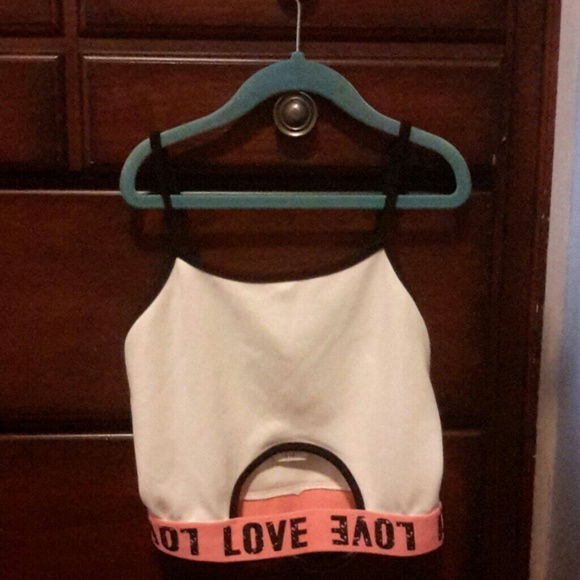 LOVE spaghetti strap top