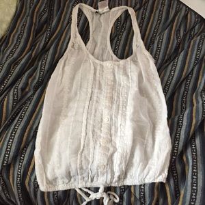 Billowy White Summer Top